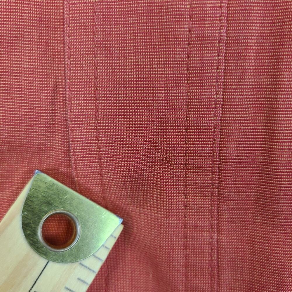 Orvis Nylon Blend Long Sleeve Solid Double Pocket Button Down Shirt Men's Large - Picture 2 of 11